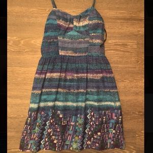cute and patterned dress with adjustable straps